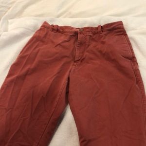 Broken in style cotton chinos; J Crew; size 34x32